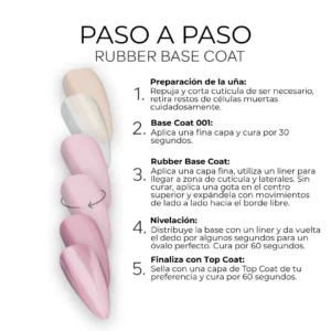 Sweet Pink - Rubber Base Coat - Imagen 4