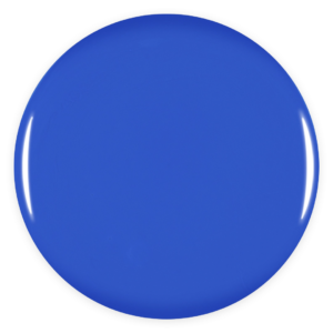 Gota gel color esmalte permanente azul brillante cremoso