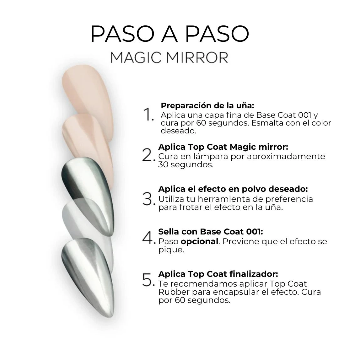 Top Coat Magic Mirror - Efecto Espejo - Imagen 4