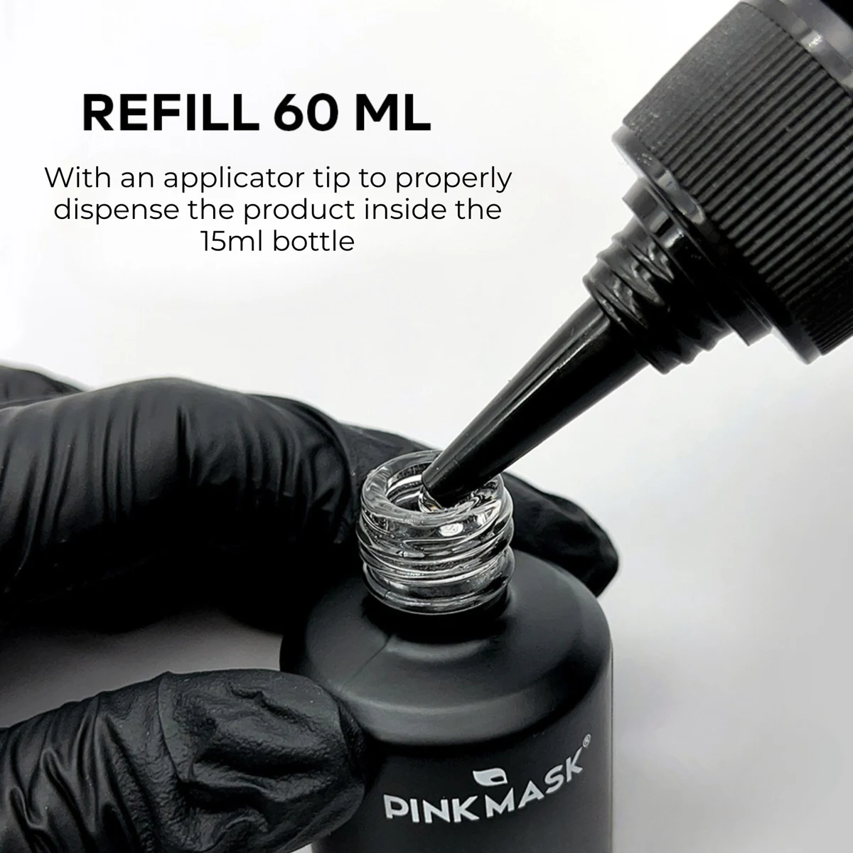 Base Coat Rubber Clear Refill - Imagen 3